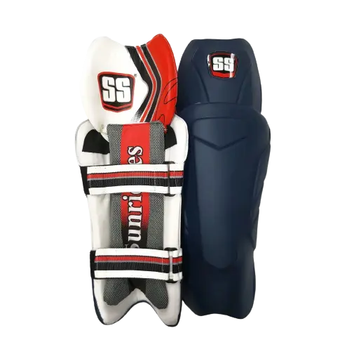 SS Dragon Wicket Keeping Leg Guard BLACK RED NAVAY & GREEN
